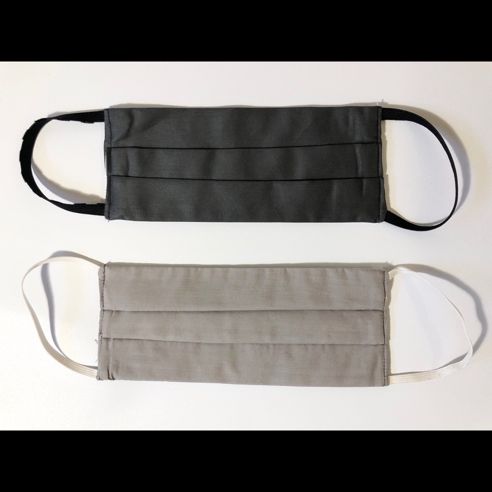 2 Handmade Fabric Face Reusable Mask Filter Pocket